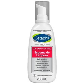 CETAPHIL Pro AR Calm Control Espuma de Limpieza Facial, impia y Calma el Ardor de Piel con Enrojecimiento, 236 ML, Piel con Roscea y Piel Sensible    