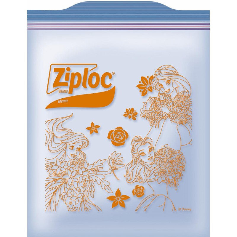 [Limited Design] Ziploc Freezer Bags, M, 40 Sheets x 2
