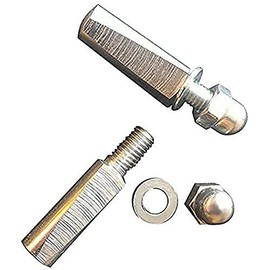 cyclingcolors 2x Bicycle & Moped Crank Wedge Diameter 9 mm x Length 40 mm Bottom Bracket Wedge Surface Crank