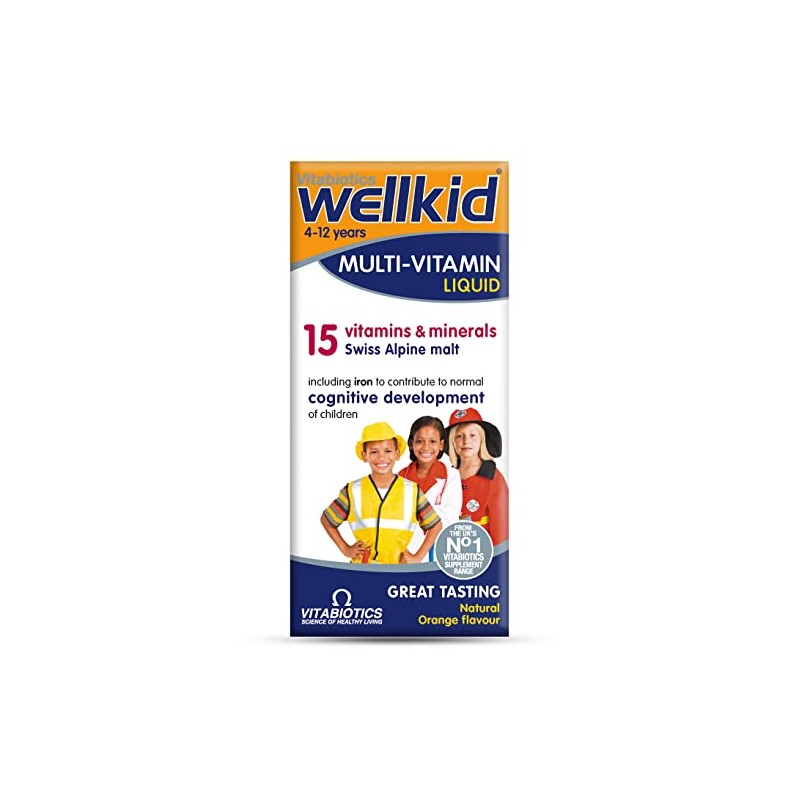 Wellkid Vitabiotics Multivitamin Liquid, 150 ml