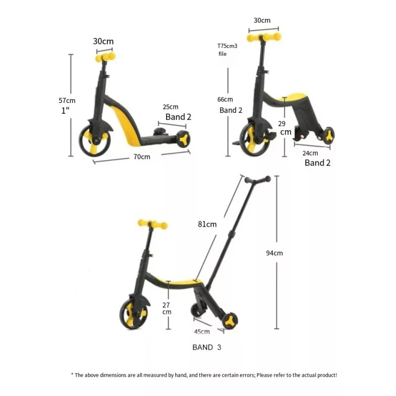 Breezee Market Triciclo 5 En 1 Altura Ajustable Balance Pedales