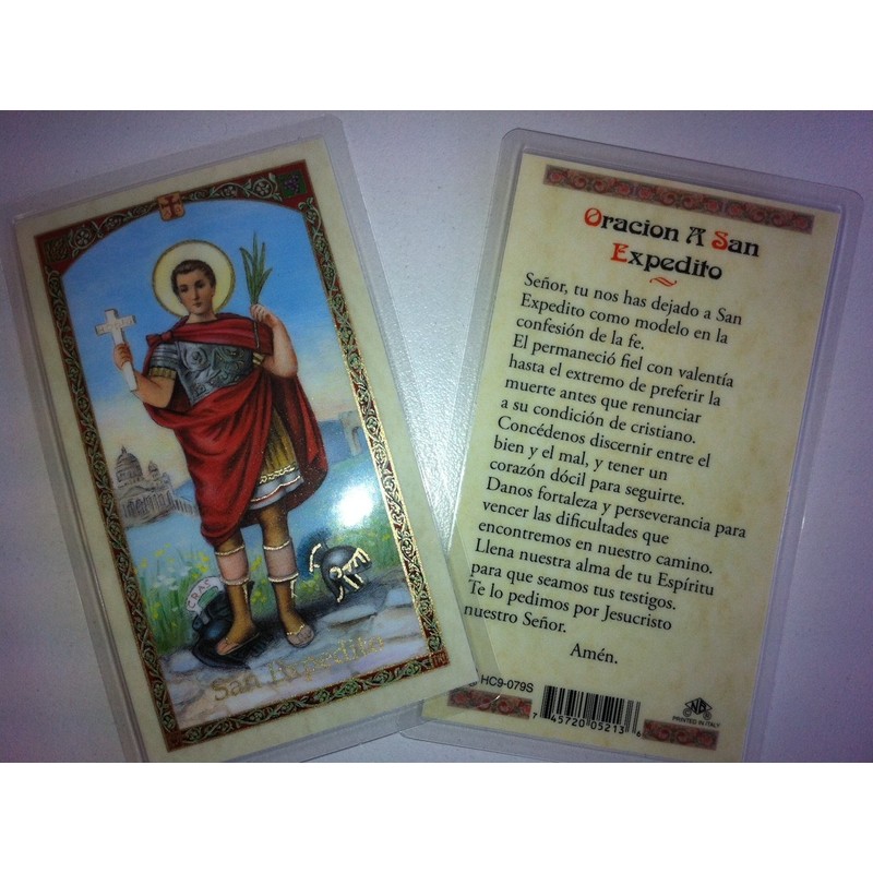 Holy Prayer Cards For the Prayer to Saint Expedito in