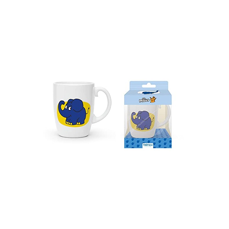 Trötsch Die Maus Kindertasse Elefant Geschenktasse aus Porzellan: Kaffeetasse Teetasse