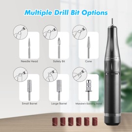 Electric Nail File 35000 rpm Electric Nail Cutter Pedicure Manicure LED Display Portable Nail File Set USB Charging Electric Nail Drill for Gel Nails, DIY Nail Art, Acrylic Nails