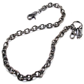 Double K Simple Strong Biker Key Jean Wallet Chain (20") BLK CS1520BLK