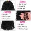 Leeven 12 Inch Pre-looped Yanky Twists Crochet Braids 8 Packs