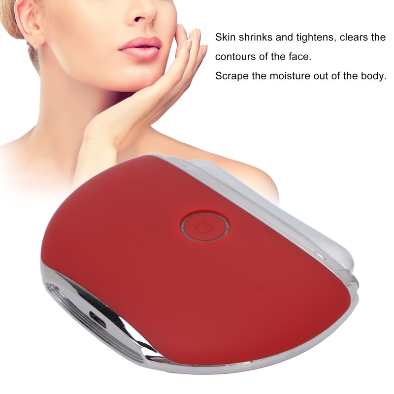 Facial Skin Scraping Massager Warm Sensing V Face Rejuvenating Constant