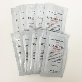 Natural Hair Treatment with Rice Protein, 0.3 fl oz (10 ml) x 10, Try
