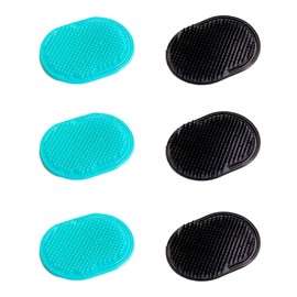 6Pcs Soft Pocket Palm Combs Ergonomic Handle Portable Scalp Massager Comb Scalp Massager Palm Size Hand Pocket Men Hair Comb for Home Travel Office