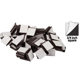 Adhesive Magnetic Squares 3/4" 50 Pack