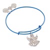 Alex and Ani Colorful Holiday Angel Charm Bangle