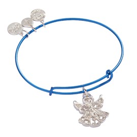 Alex and Ani Colorful Holiday Angel Charm Bangle