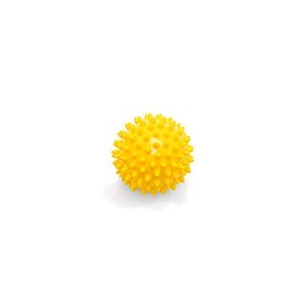 Pack of 5 | Massage Balls with Nubs | Spiked Balls | Hedgehog Balls | Arthro Sensory Ball | Not Inflated! | Hardness Can Be Varied Yourself | Diameter 7 cm | Yellow