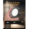 HOLKPOILOT Ultra Thin Puck Lights with Remote, LED Under Cabinet