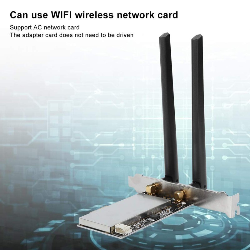 PCi-E to PCi-E Power Supply Card for Wireless Bluetooth +