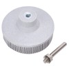 3 Inch Bristle Disc Emery Rubber Abrasive Brush Deburring Polishing