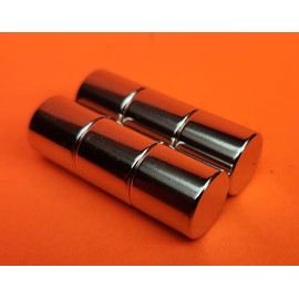 Super Strong 6pc Neodymium 1/2 x 1/2 Permanent Magnet disc, The World’s Most Powerful Rare Earth Magnets (12.7mm x 12.7mm)