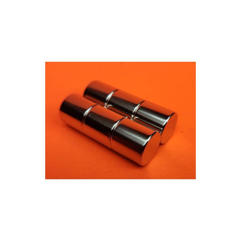 Super Strong 6pc Neodymium 1/2 x 1/2 Permanent Magnet disc,
