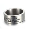 Oakky Men's Stainless Steel Skull Ring Cool Half Face Silver
