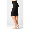 Premium Stretch Pencil Skirt for Women with Slit - Pull