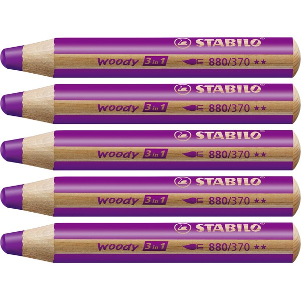 Multi-Talented Pencil - STABILO woody 3 in 1 - Pack