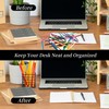Metal Pencil Holder for Desk, 2 Pack Pen Storage Organizers