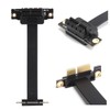 Extension Cable PCIE 1X Dual 90° Network Adapter with LED