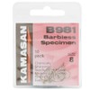 KAMASAN B981 Eyed Barbless Hooks - Size 8, One Size