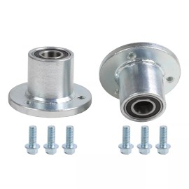 Unbranded Pair 3 Bolt φ17mm Front Wheel Hub for 5'' Tires Karting Go Kart Drift Trike Golf