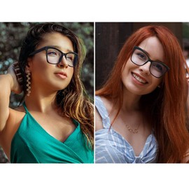 MEETSUN Oversized Cat Eye Blue Light Blocking Glasses Women Trendy Big Frame Computer Eyewear Cateye Black