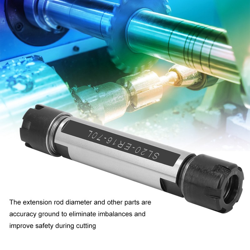 Collet Chuck Extension Rod Double Head Straight Shank CNC Lathe