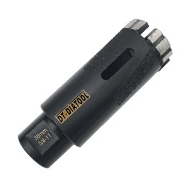 DT-DIATOOL Diamond Core Drill Bit 1-1/2" - Welded Hole Saw 38mm with 5/8-11 Thread for Granite Marble Hard Stone for Angle Grinder