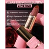 Diamond Glitter Matte Lipstick, Rose Brown Metallic Shimmer Lip Gloss