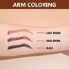 Eyebrow Pomade Brow Dye - 2 in 1 Waterproof Eyebrow