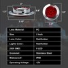 Wodvyss 10-Pack (5 Amber + 5 Red) 2" 9 LED