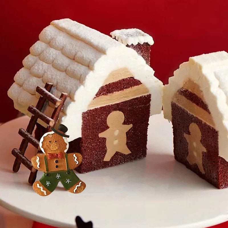 Christmas Gingerbread Fondant Mould