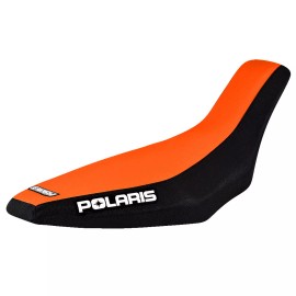 Enjoy Mfg 2003 2004 2005 2006 2007 Polaris Predator 500 seat cover  Black/Orange STD #225A