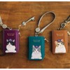 Cute Cat Card Key Holder Wallet Leather Waterproof Retractable Bag