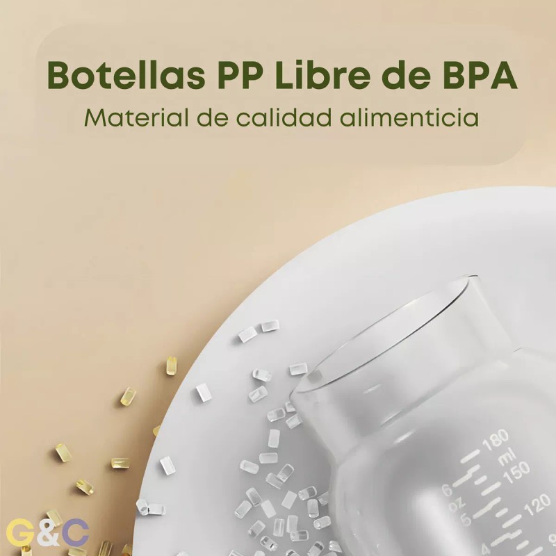 GC Extractor De Leche Eléctrico Recargable 2 Modos Y 9