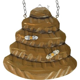 Hanging Bee Hive Decorative Plaque for Arrow Hanger