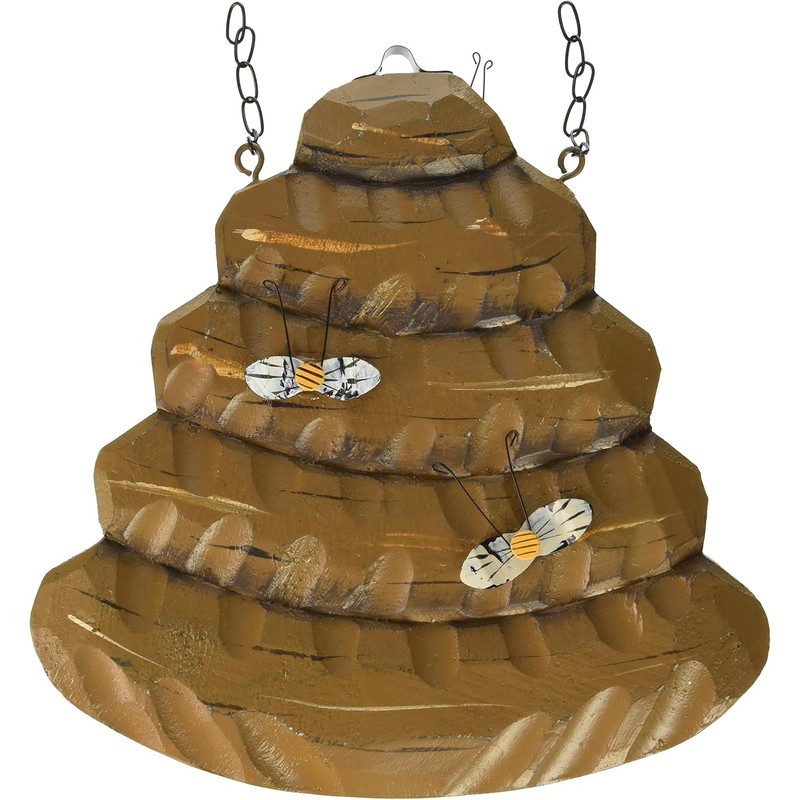 Hanging Bee Hive Decorative Plaque for Arrow Hanger