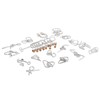 Metal Wire Puzzles Educational Logical Thinking Development Interlock Puzzles Set