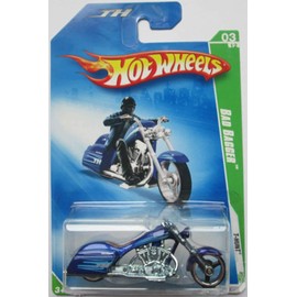 Hot Wheels 2009 Regular Treasure Hunt 3 of 12 Bad Bagger Motorcycle