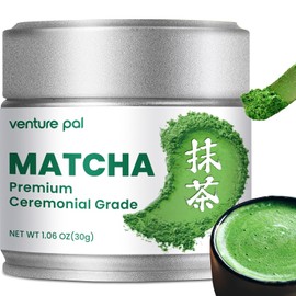 Venture Pal Ceremonial Grade Matcha Powder - Pure & Vegan