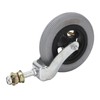 Wheelchair Replacement Wheel Grey 6 Inch PU Inflatable Universal Wheelchair