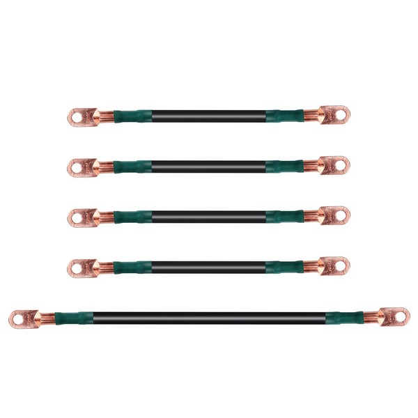 10L0L Golf Cart Battery Cable Set Fits EZGO TXT 94-Up Medalist/TXT，Corrosion Resistant, Ultra-Long Pure Copper Wire lugs，6 Surface Heavy Pressure Wiring， (4 Guage)