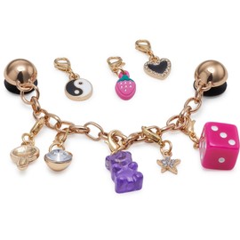 Crocs Shoe Charms Custom Charms Chains, 5 Pack, 5 Pack, Custom Charm Chain