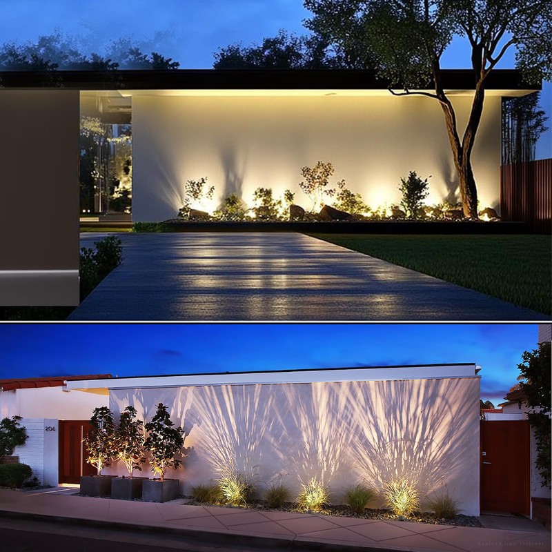 AHSELLUS 4 Pack Low Voltage LED Landscape Lights - 3W