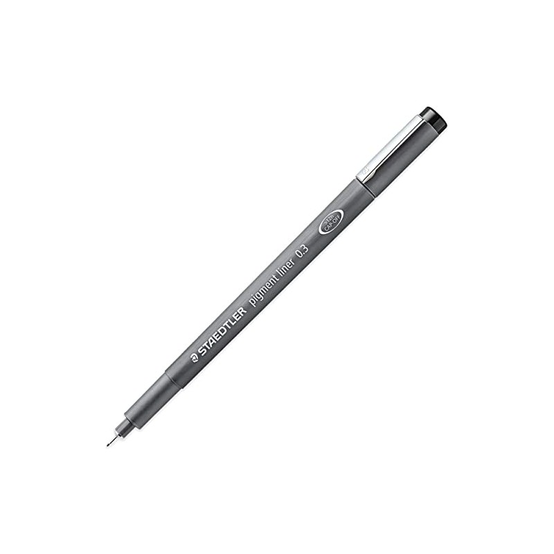 STAEDTLER 308 03-9 Pigment Liner Fineliner Pen - 0.3mm Nib