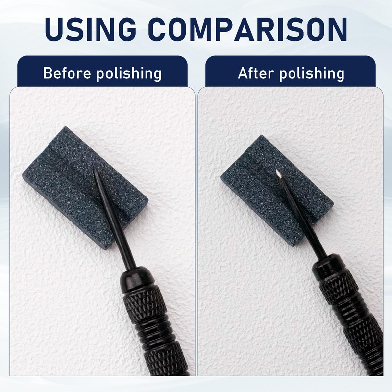 CosyInSofa Dart Sharpener Dart Point Sharpener, Darts V-Sharp Sharpening Stone